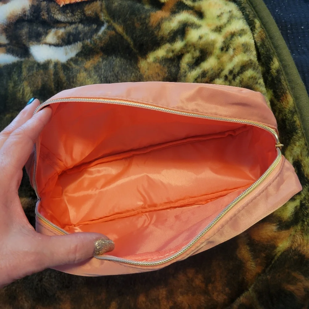 SKIN Pink Cosmetic Bag. NWOT
